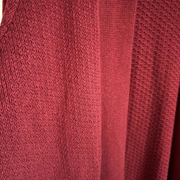 torrid | Women’s Maroon Burgundy Long Open Front Cardigan Size 3X - Picture 4 of 6